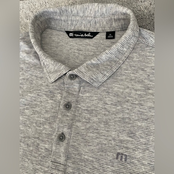 COPY - 3/$90 Travis Mathew Premium Waffer Long Sleeve Polo - Picture 2 of 5